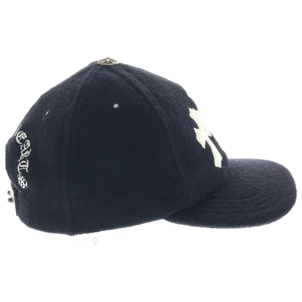 Chrome Hearts Cemetery Cross Patch Base Ball Cap Hat Black — view 3