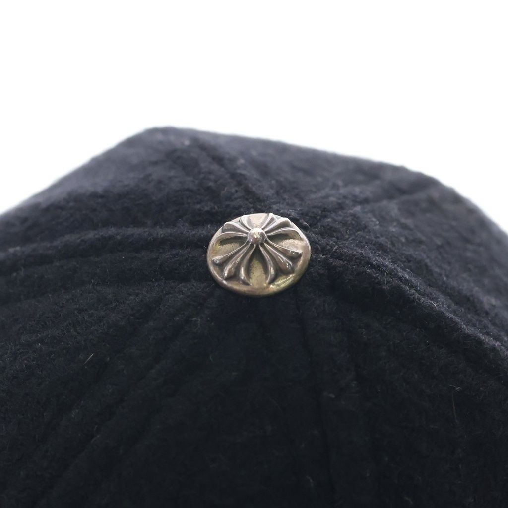 Chrome Hearts Cemetery Cross Patch Base Ball Cap Hat Black — view 5