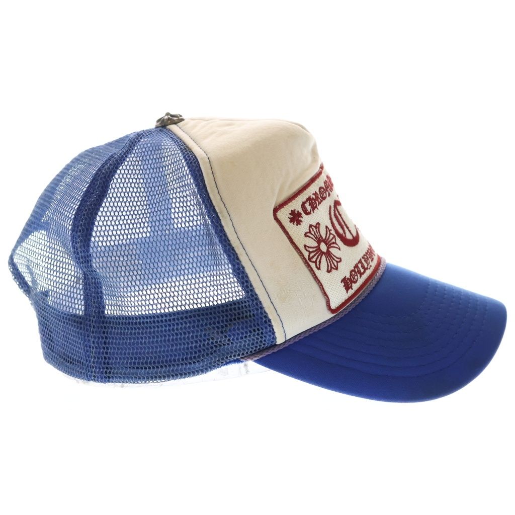 Chrome Hearts Vintage Trucker Cap Mesh Truck Khaki Cap Hat Blue White — view 3
