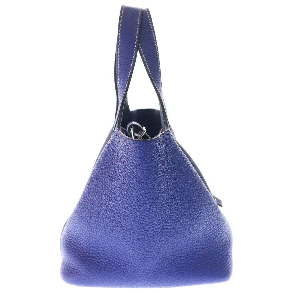 Hermes Picotin Kazak PM Blue Navy Taurillon Silver — view 3