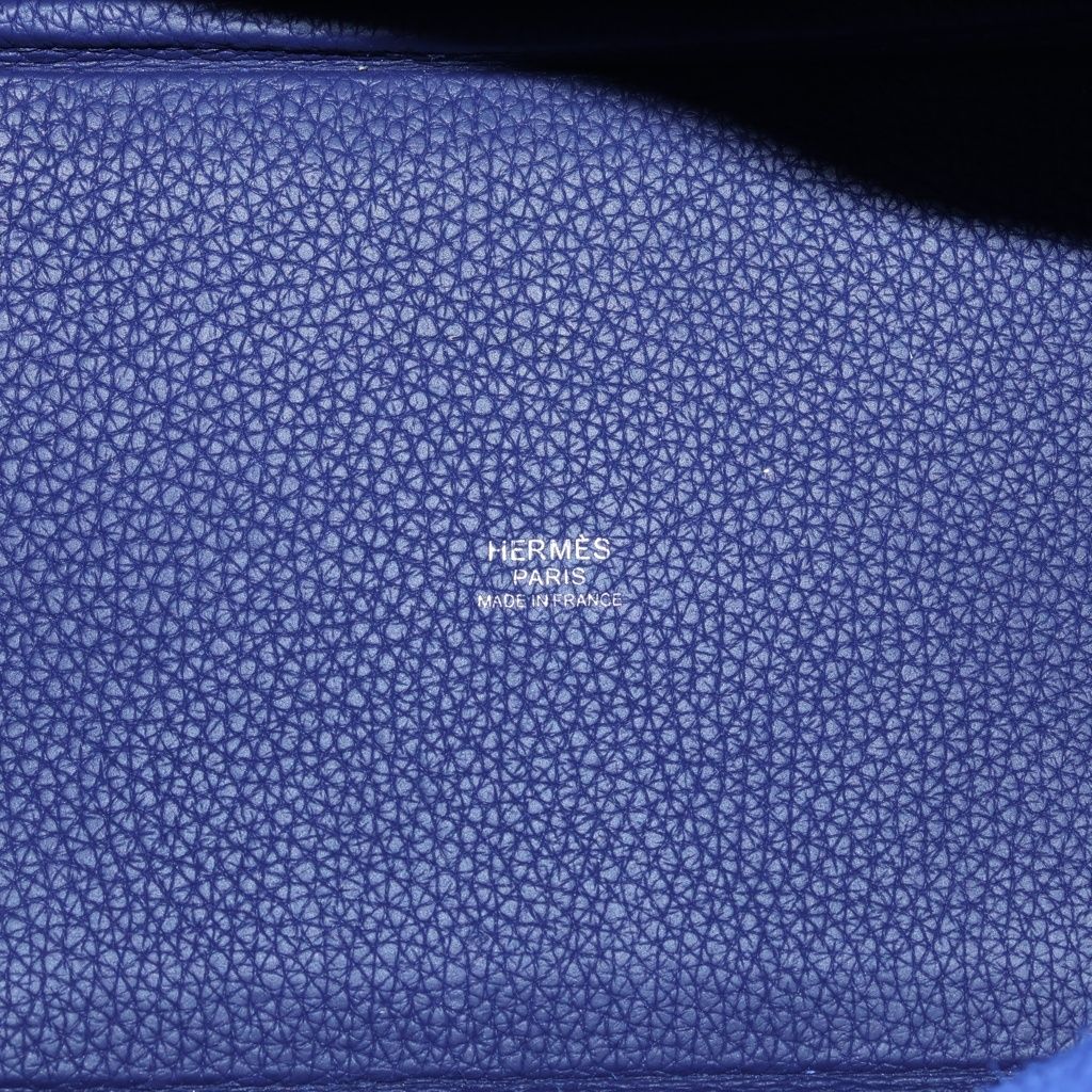 Hermes Picotin Kazak PM Blue Navy Taurillon Silver — view 5