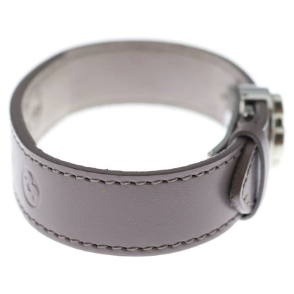 Louis Vuitton Bracelet Luck Monogram Flower Leather Silver Purple — view 3