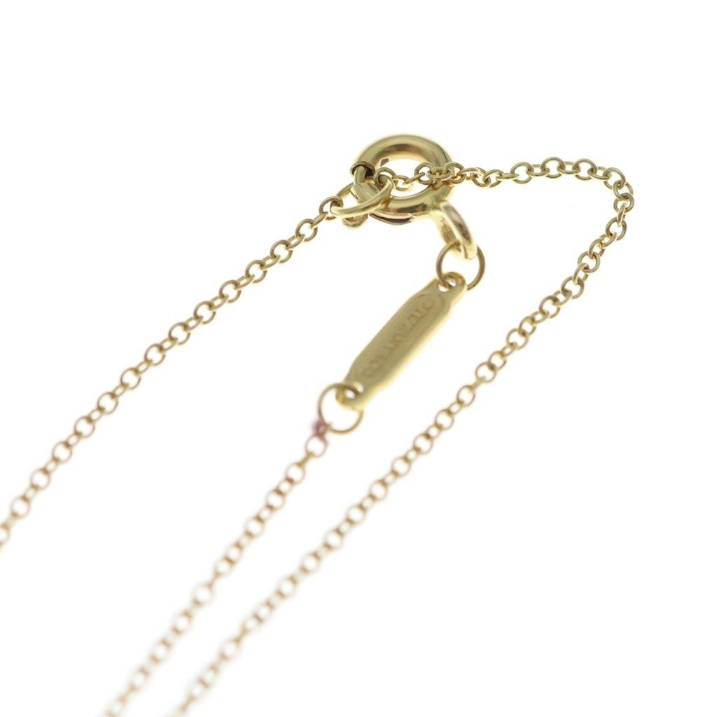 Tiffany & Co T Smile Mini Pendant Chain Gold — view 4