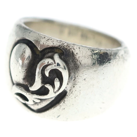 Chrome Heart in Band Ring Silver