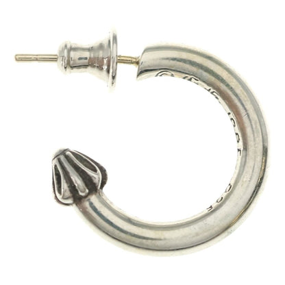 Chrome Hearts Hoop Plain Earrings Silver — view 4