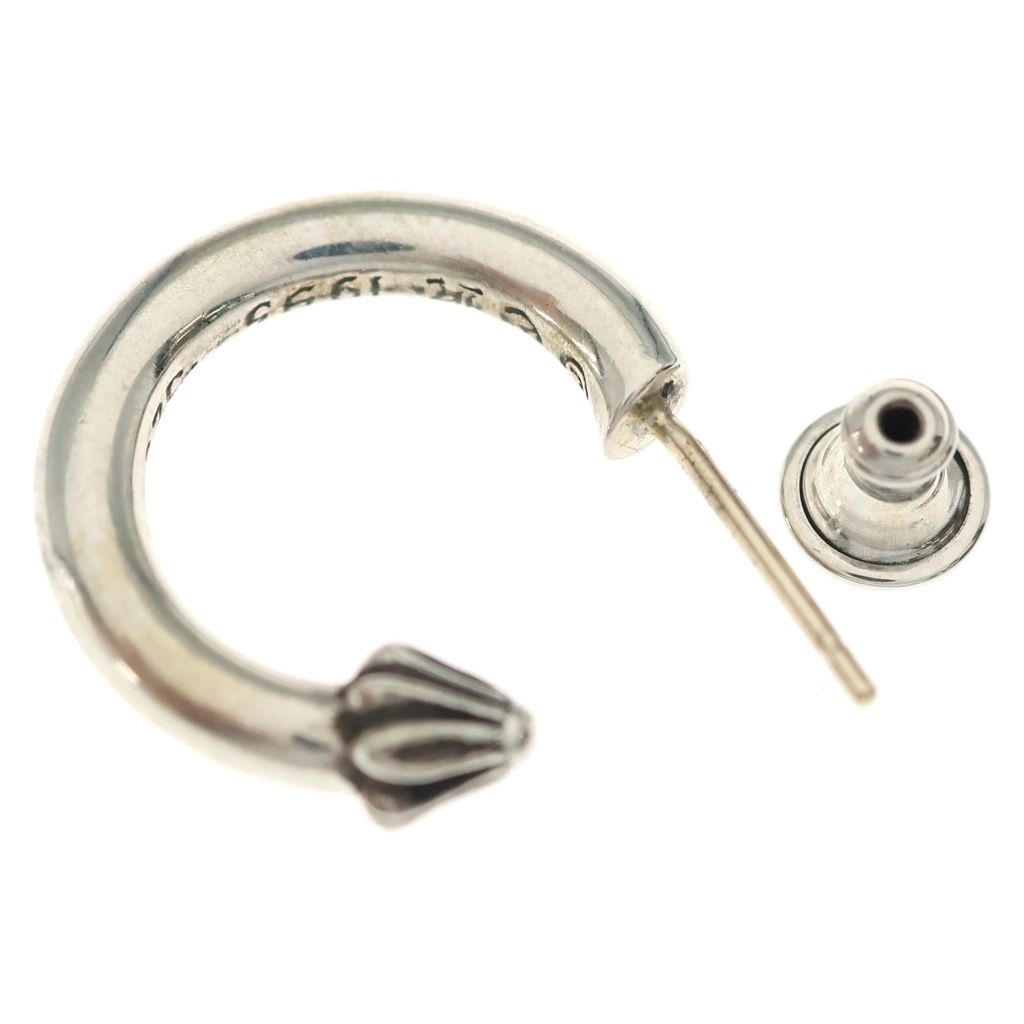 Chrome Hearts Hoop Plain Earrings Silver — view 6