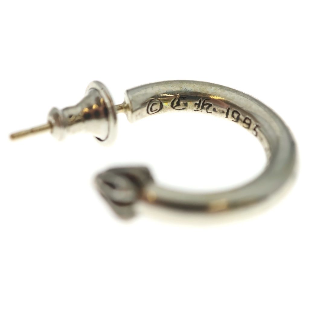Chrome Hearts Hoop Plain Earrings Silver — view 5
