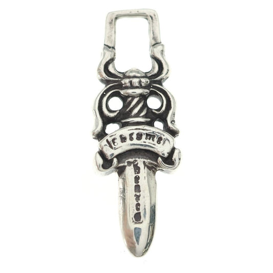 Chrome Hearts 5 Dagger Zip Silver Necklace