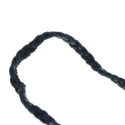 Chrome Hearts Leather Braid Scroll Blade Silver Necklace — view 5