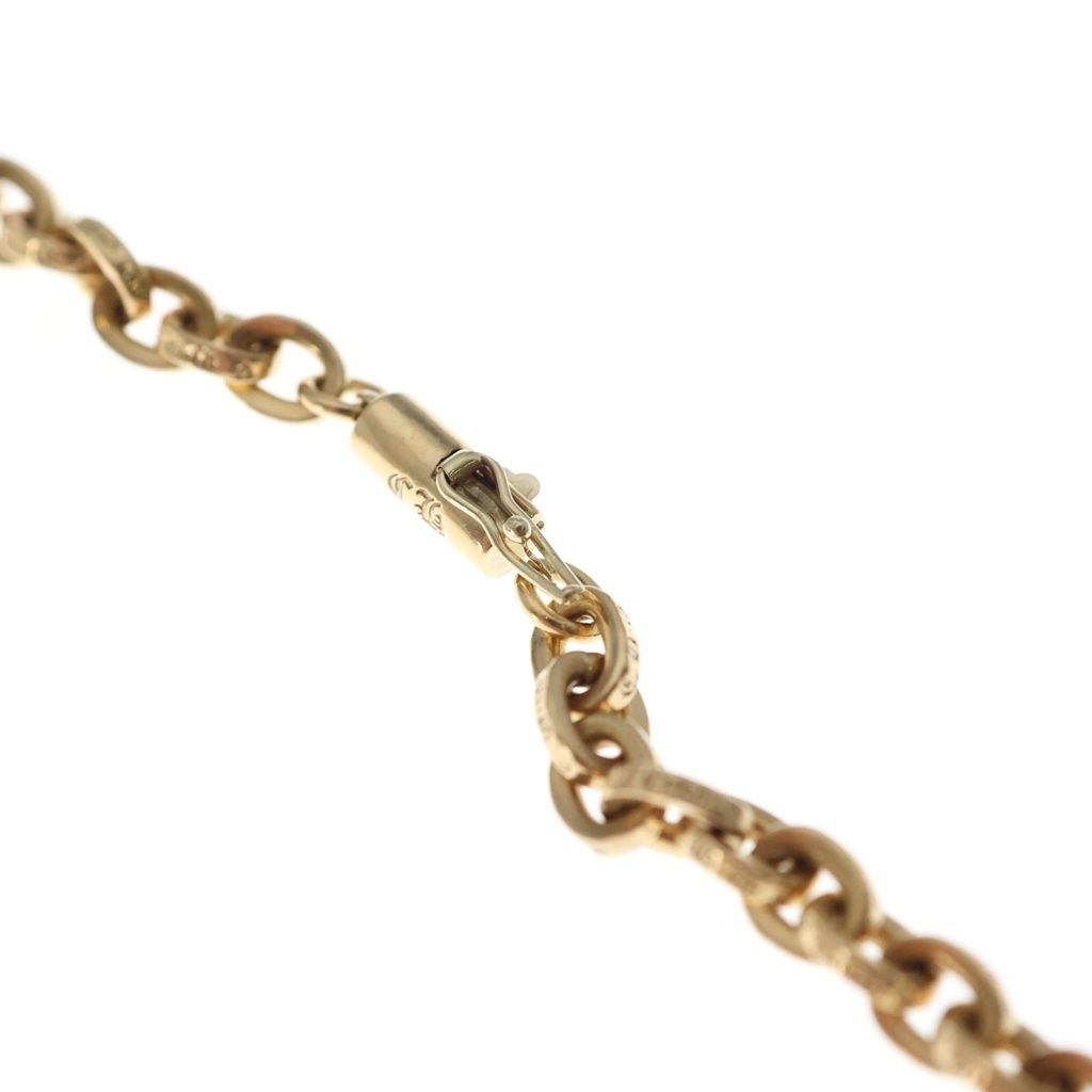 Chrome Hearts 22k Paperchain 20 Paper Chain Necklace Gold — view 3