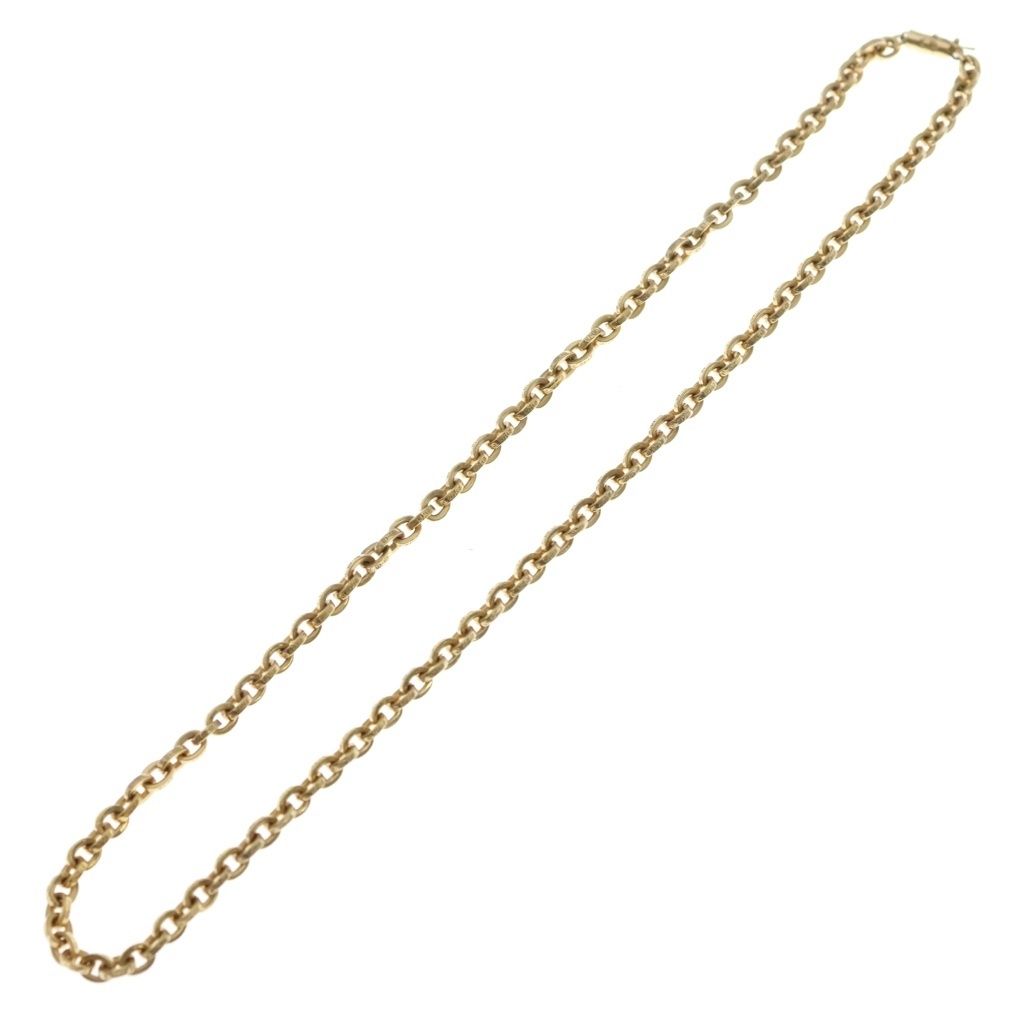 Chrome Hearts 22k Paperchain 20 Paper Chain Necklace Gold — view 2