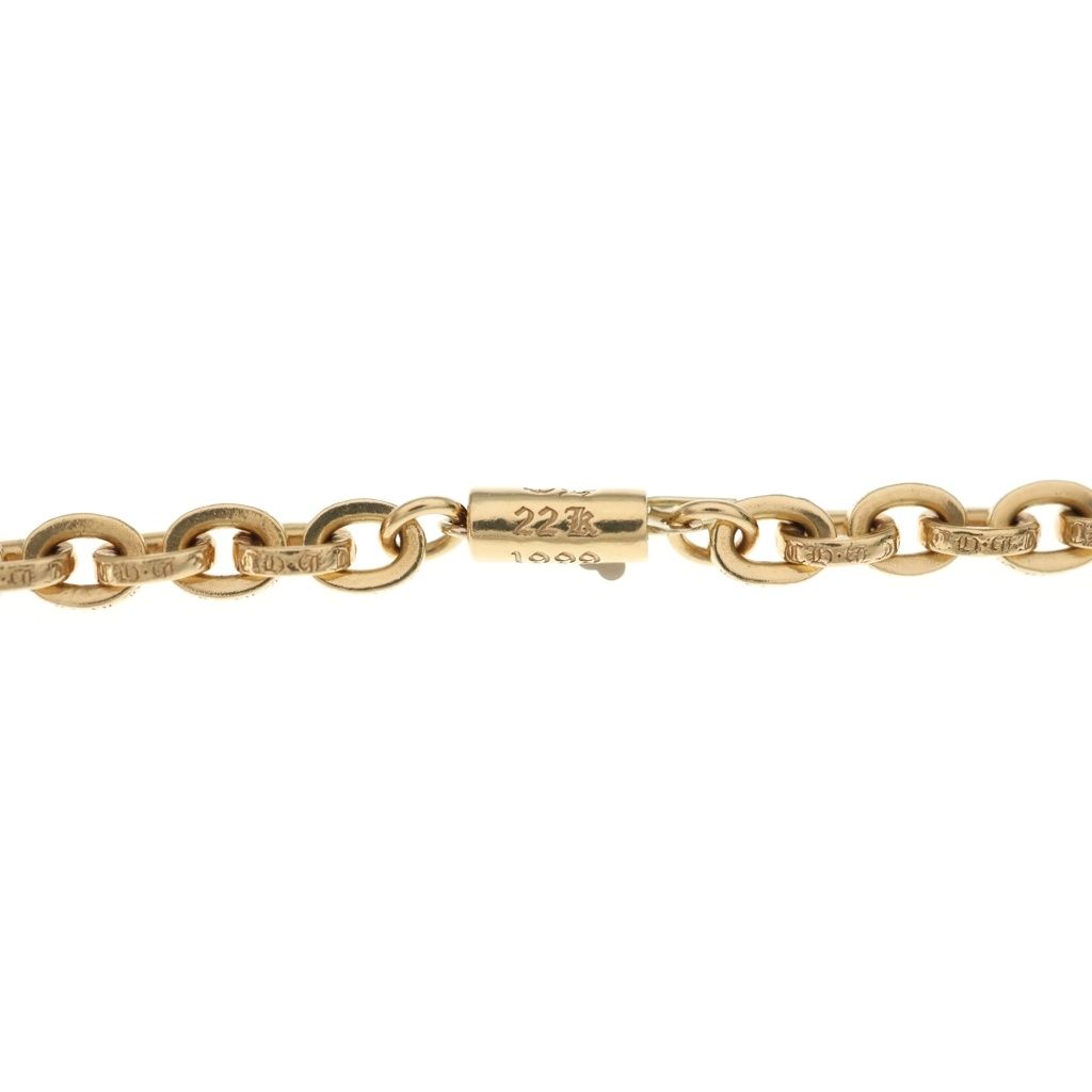 Chrome Hearts 22k Paperchain 20 Paper Chain Necklace Gold — view 6