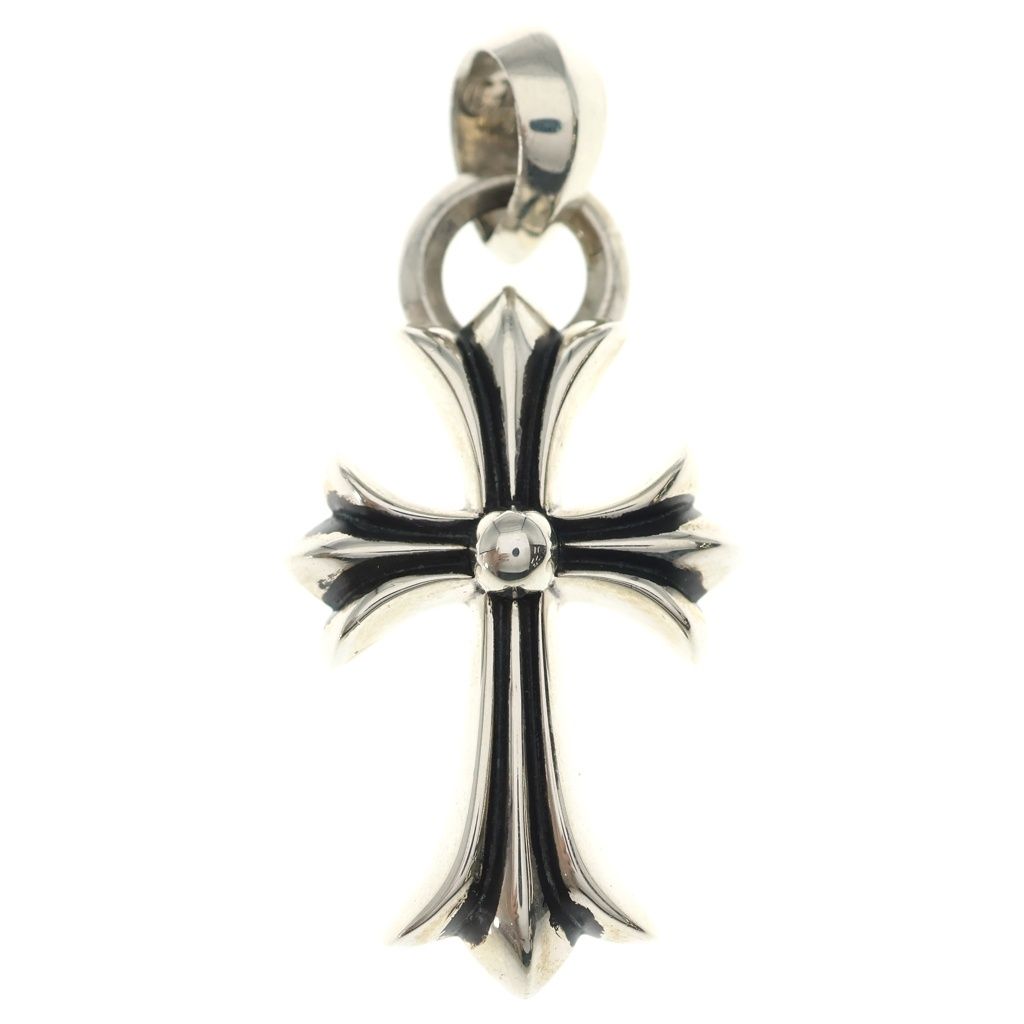 Chrome Hearts CH Crs Sml Bale Small CH Cross Pendant Top Silver