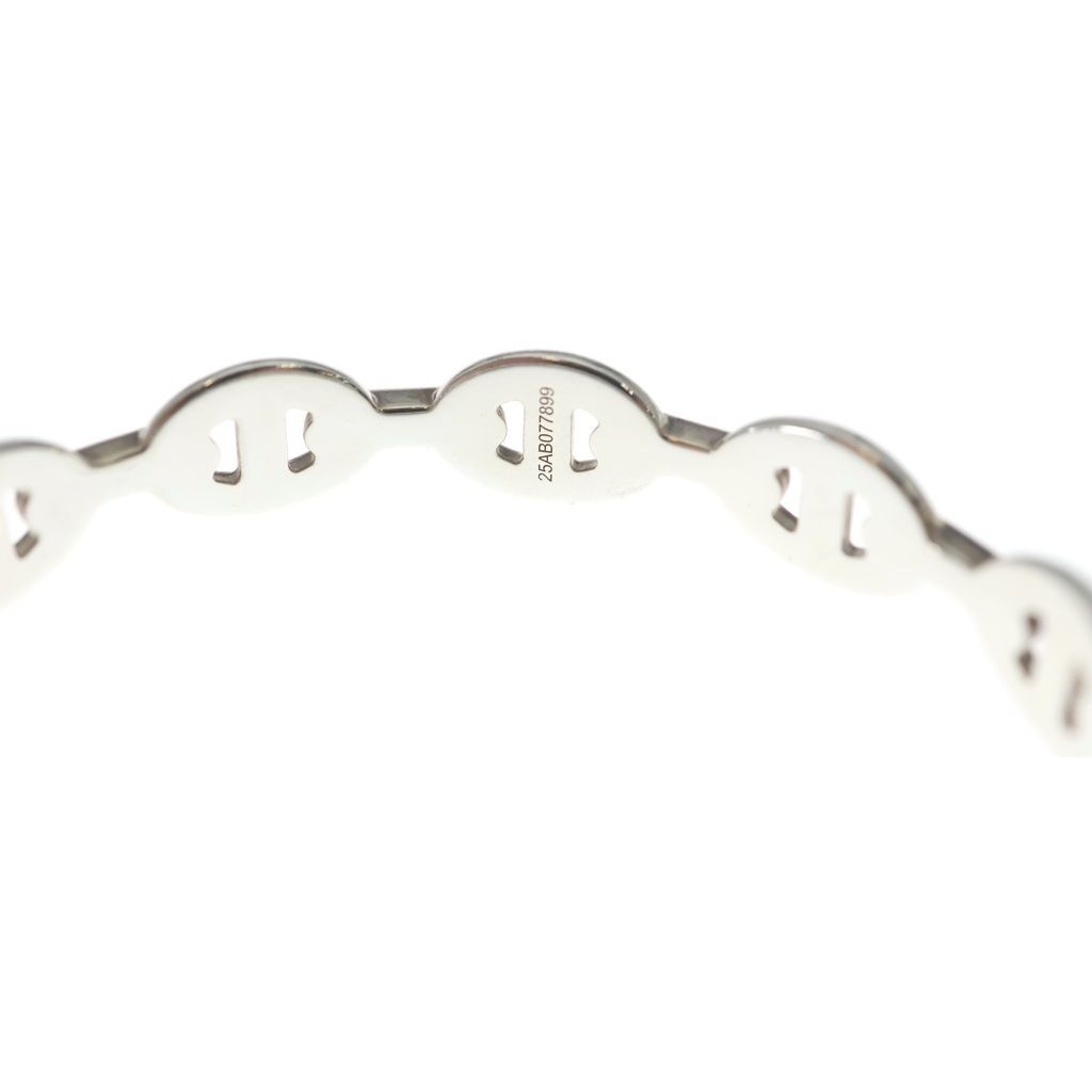 Hermes Chaine D'ancre Bangle Silver Bracelet — view 6