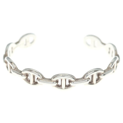 Hermes Chaine D'ancre Bangle Silver Bracelet