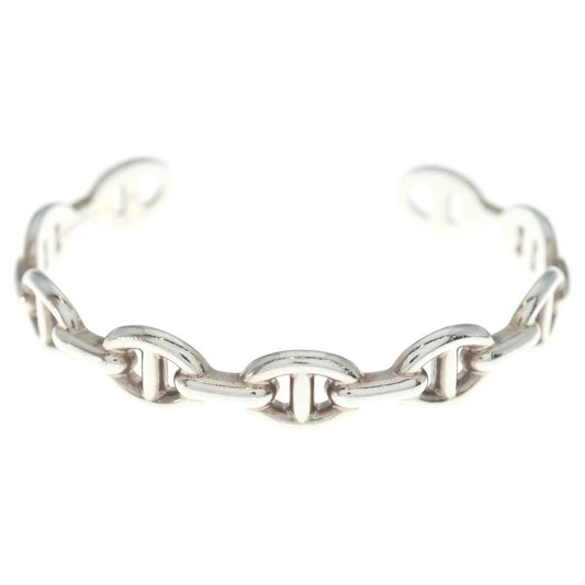 Hermes Chaine D'ancre Bangle Silver Bracelet