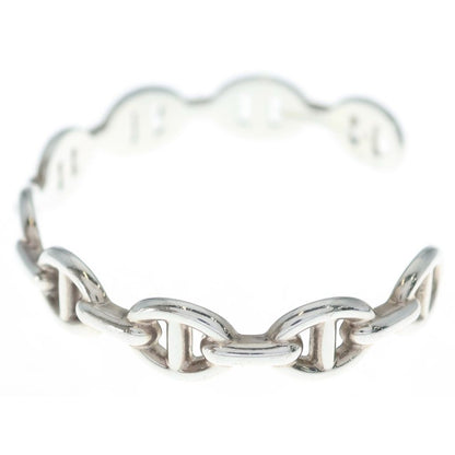 Hermes Chaine D'ancre Bangle Silver Bracelet — view 4
