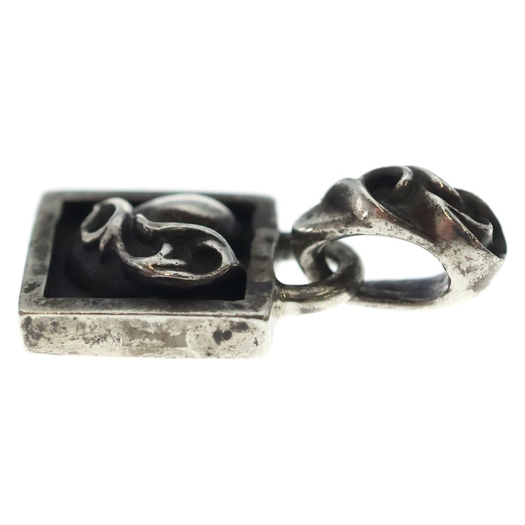 Chrome Hearts Framed Heart Charm Pendant Top Silver — view 3