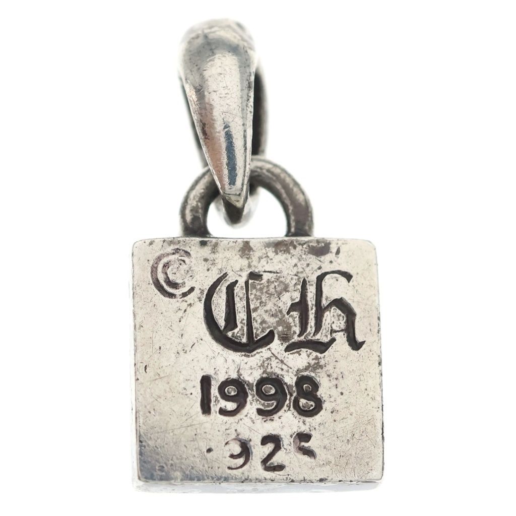 Chrome Hearts Framed Heart Charm Pendant Top Silver — view 2