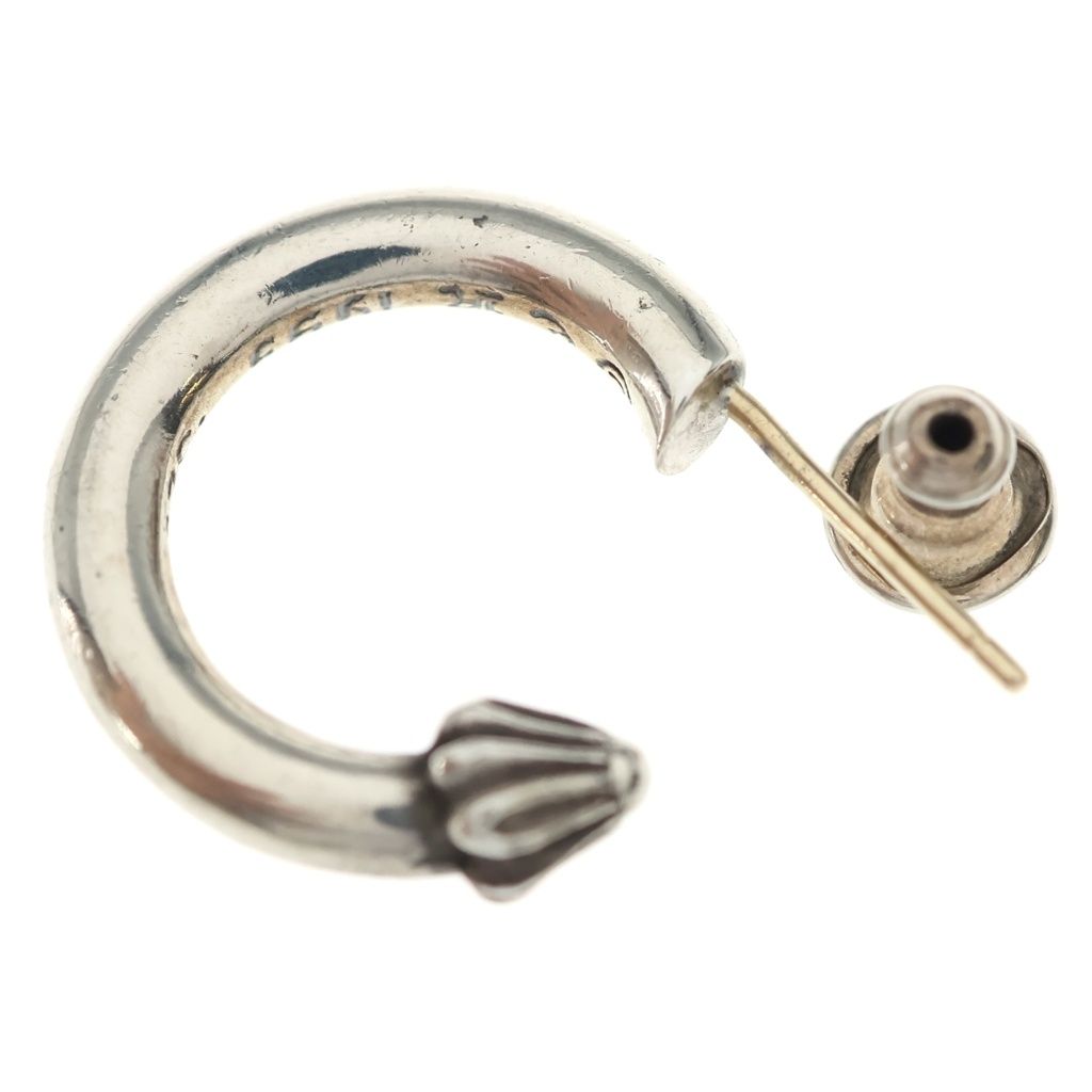 Chrome Hearts Hoop Plain Earrings Silver — view 6