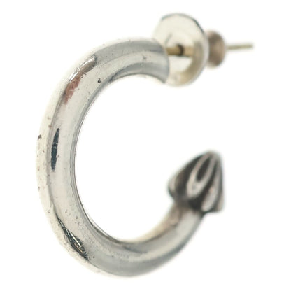 Chrome Hearts Hoop Plain Earrings Silver
