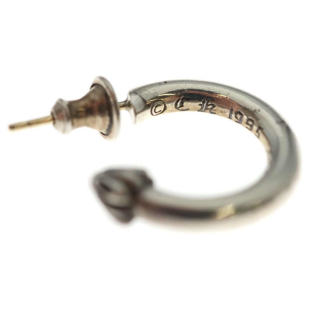 Chrome Hearts Hoop Plain Earrings Silver — view 5