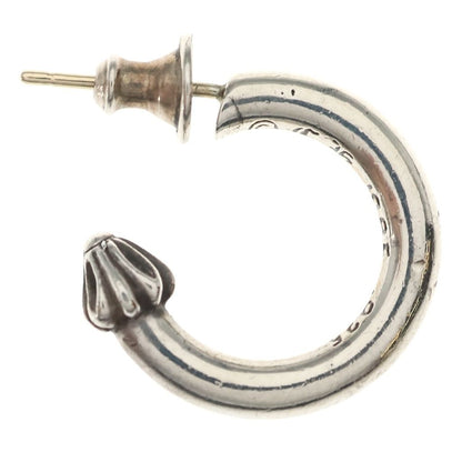 Chrome Hearts Hoop Plain Earrings Silver — view 4