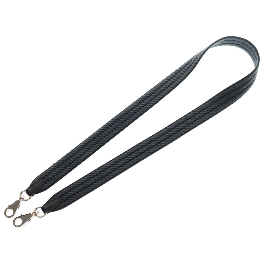 Hermes Bandouliere Strap Grimisty Shoulder Gray Black Silver