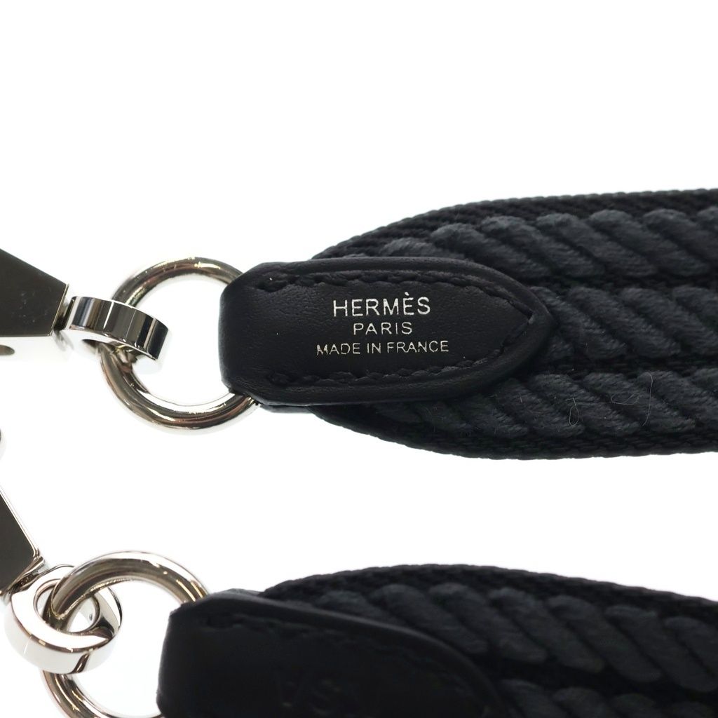 Hermes Bandouliere Strap Grimisty Shoulder Gray Black Silver — view 5