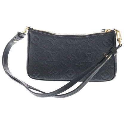 Louis Vuitton Monogram Empreinte Pouch 2-Way Shoulder Bag Chain Black Leather — view 2