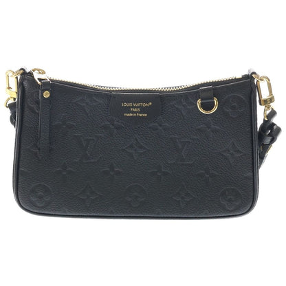 Louis Vuitton Monogram Empreinte Pouch 2-Way Shoulder Bag Chain Black Leather