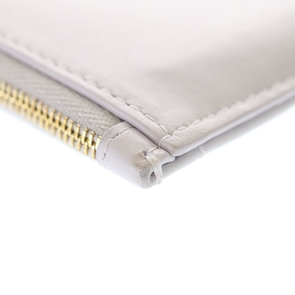 Dior Monsieur Cannage Fragment Case Card Coin Light Purple Leather Gold — view 5