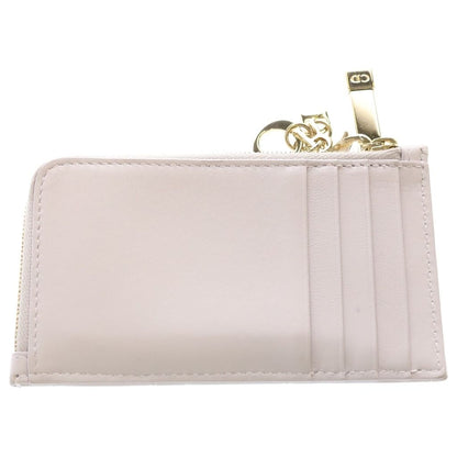 Dior Monsieur Cannage Fragment Case Card Coin Light Purple Leather Gold — view 2