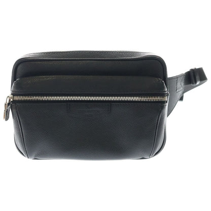 Louis Vuitton Bum Bag Taiga Leather Body Silver Black
