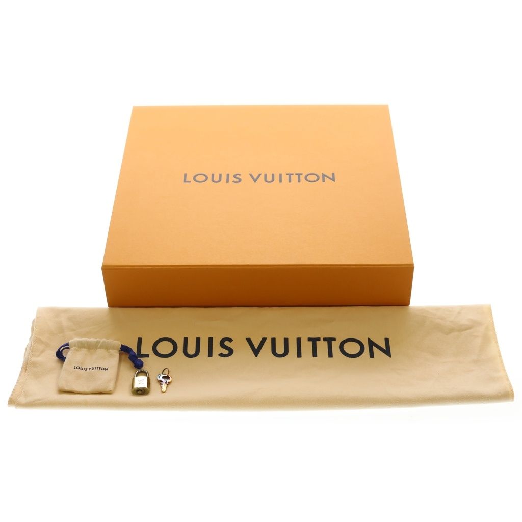 Louis Vuitton Speedy 35 Monogram Leather Handbag Gold Brown — view 6