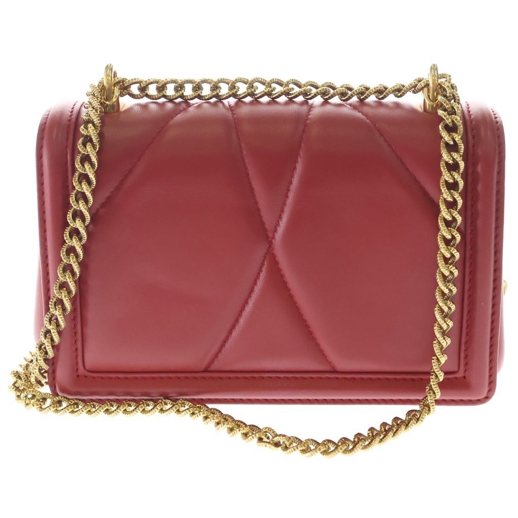 Dolce & Gabbana Devotion Small Leather Chain Shoulder Bag — view 2