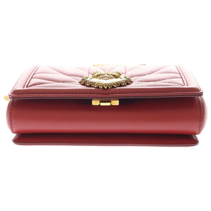 Dolce & Gabbana Devotion Small Leather Chain Shoulder Bag — view 4