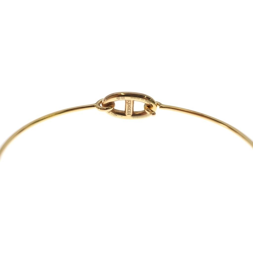 Hermes Rondo Chaine D'ancre Bangle Bracelet 18k Pink Gold — view 5