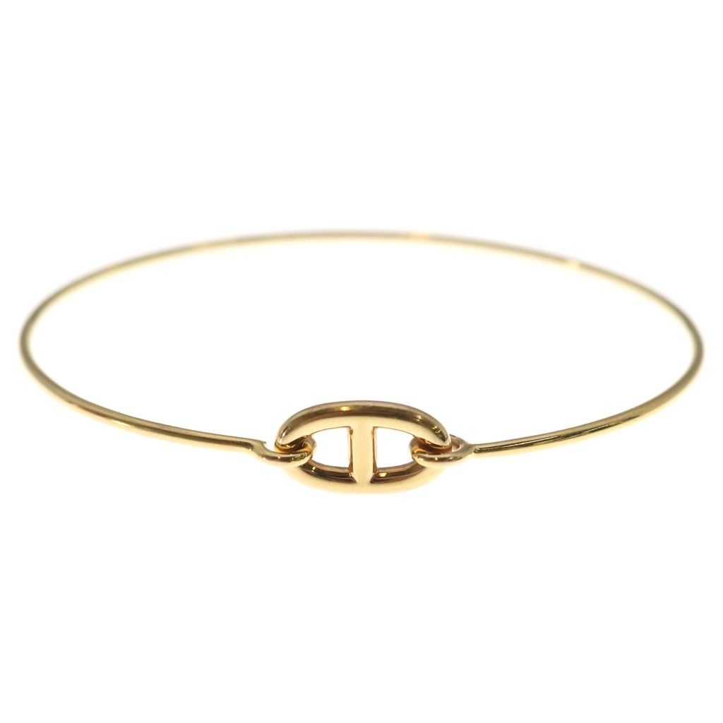 Hermes Rondo Chaine D'ancre Bangle Bracelet 18k Pink Gold — view 4