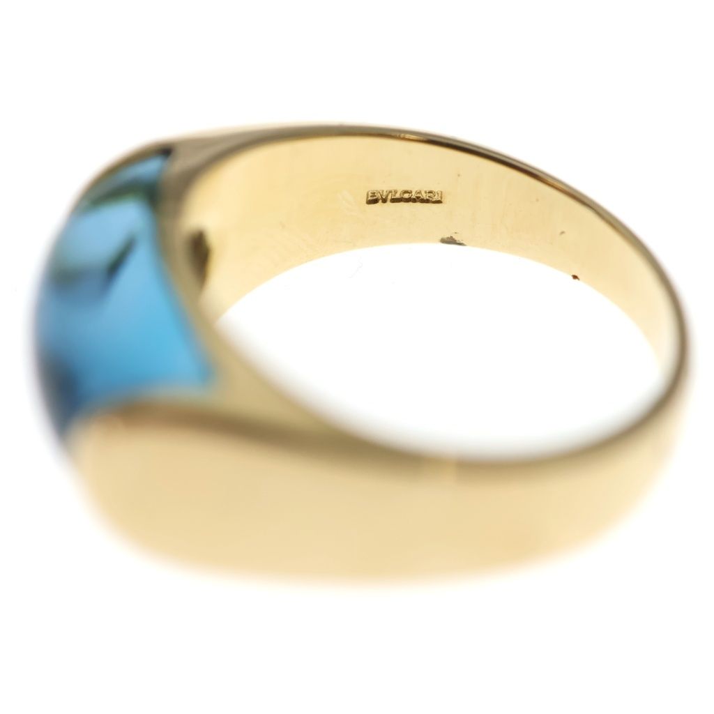 Bvlgari Tronchetto Ring Blue Gold 18k Yellow — view 5