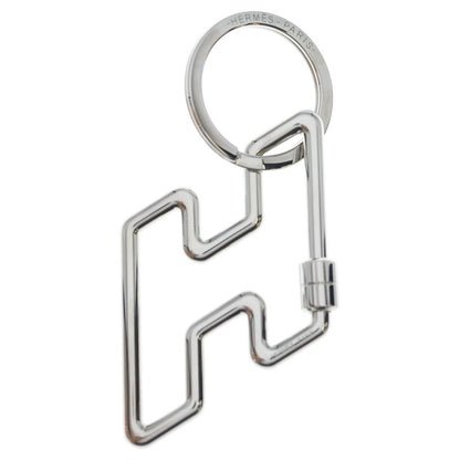 Hermes to Speed Key Ring Key Holder Bag Charm Silver