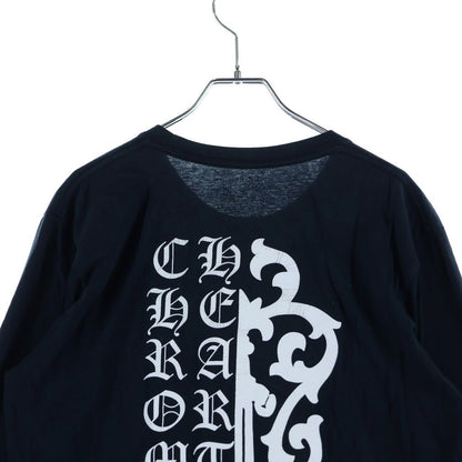 Chrome Hearts Vine Daga Print Chest Pocket Sleeve Logo Long T-Shirt Crew Neck — view 3