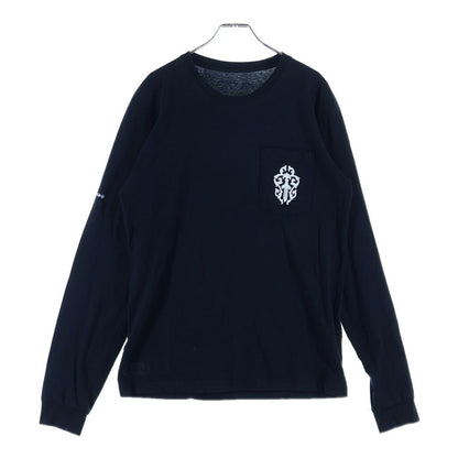 Chrome Hearts Vine Daga Print Chest Pocket Sleeve Logo Long T-Shirt Crew Neck — view 2