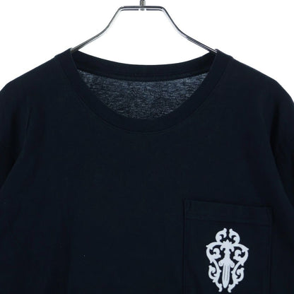 Chrome Hearts Vine Daga Print Chest Pocket Sleeve Logo Long T-Shirt Crew Neck — view 4