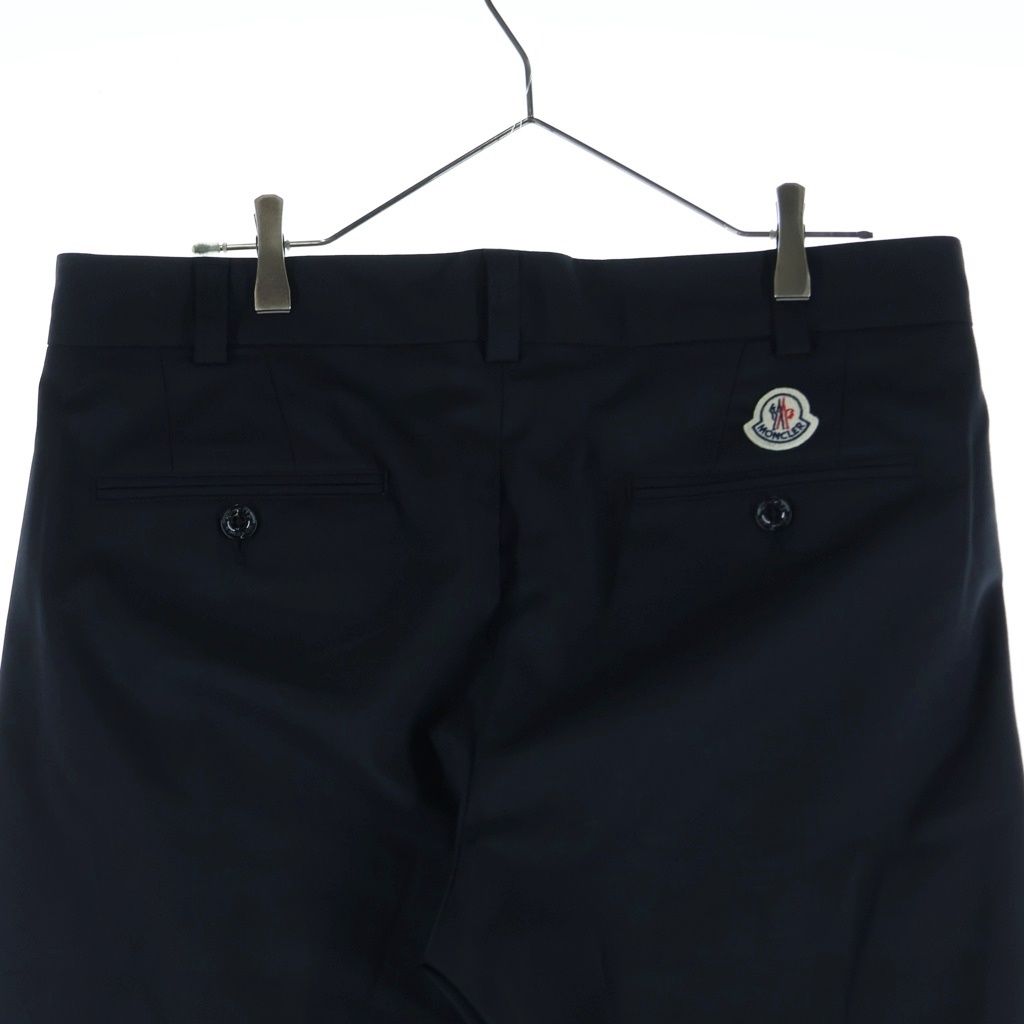 Moncler Pantalone Sportivo Pants Trousers Black with Logo Patch — view 3