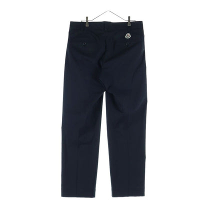Moncler Pantalone Sportivo Pants Trousers Black with Logo Patch