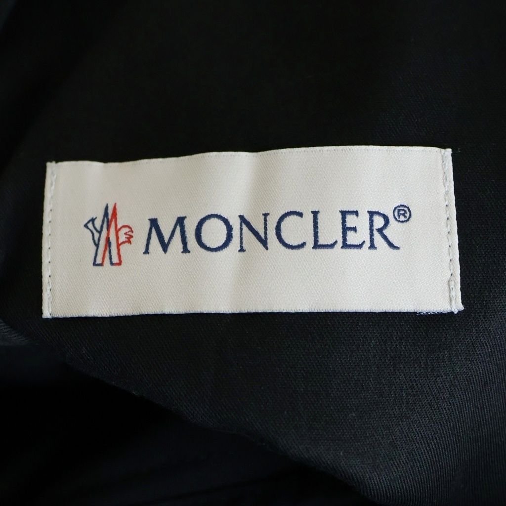 Moncler Pantalone Sportivo Pants Trousers Black with Logo Patch — view 7
