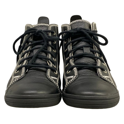 Chanel Sneakers Black High Cut Leather — view 5