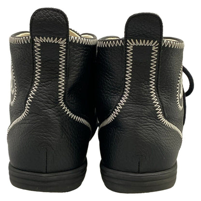 Chanel Sneakers Black High Cut Leather — view 6