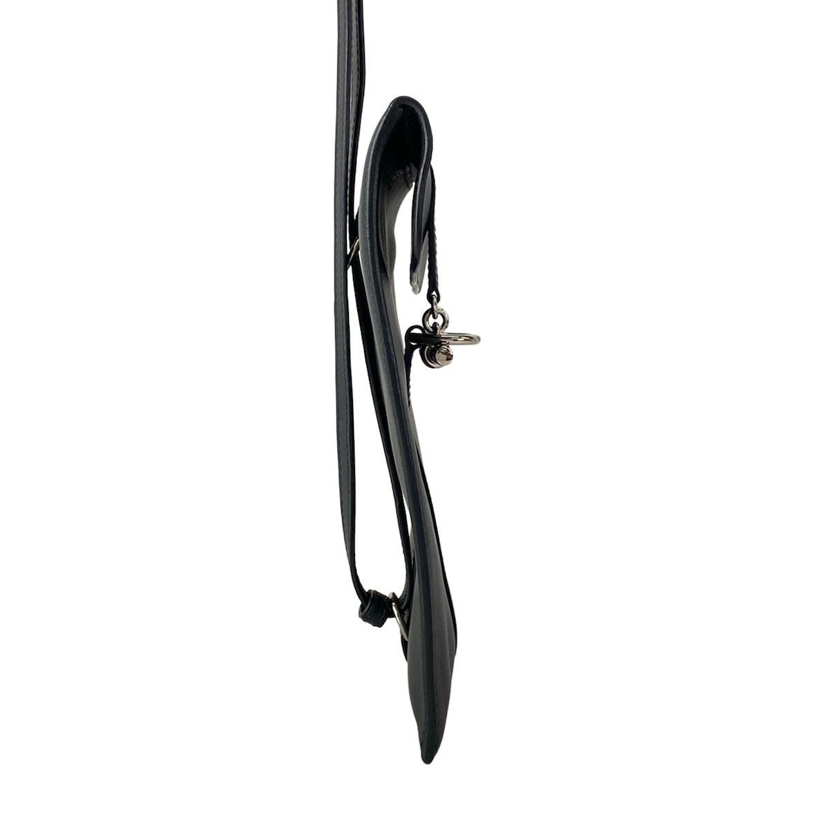 Hermes Shoulder Bag Grenant Go Black Silver — view 2